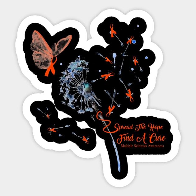 Spread The Hope Multiple Sclerosis Awareness Sticker by Bensonn